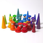 Balls Small Rainbow, set of 12