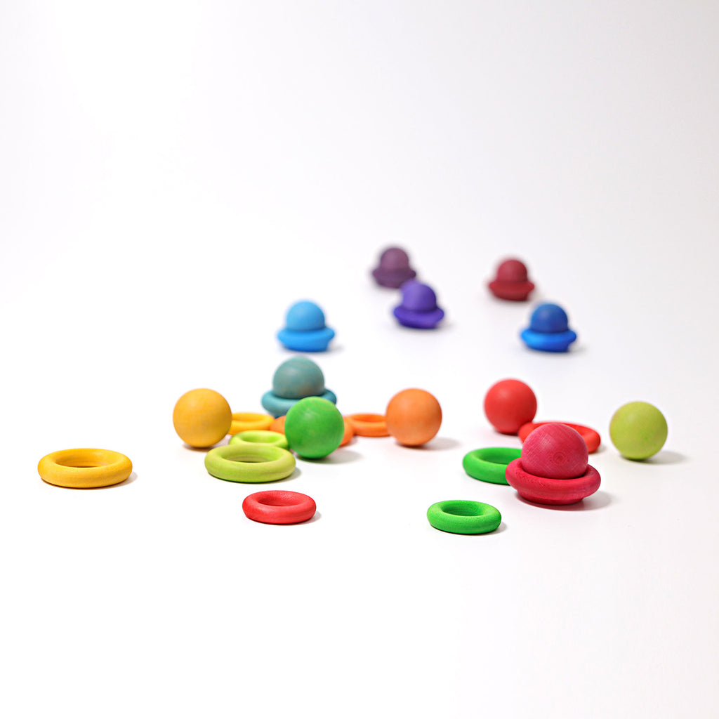 Grimm's Balls Small Rainbow, set of 12