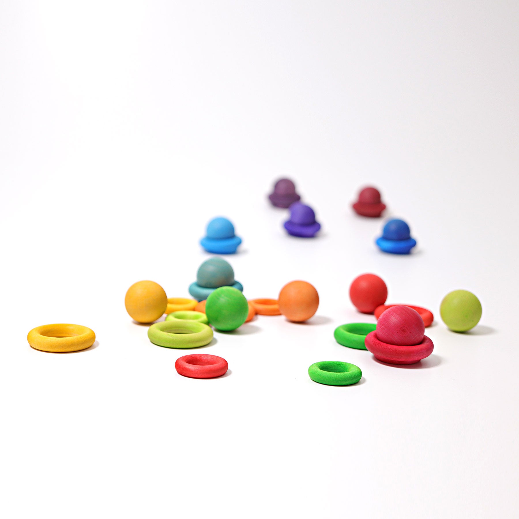 Grimm's Balls Small Rainbow, set of 12