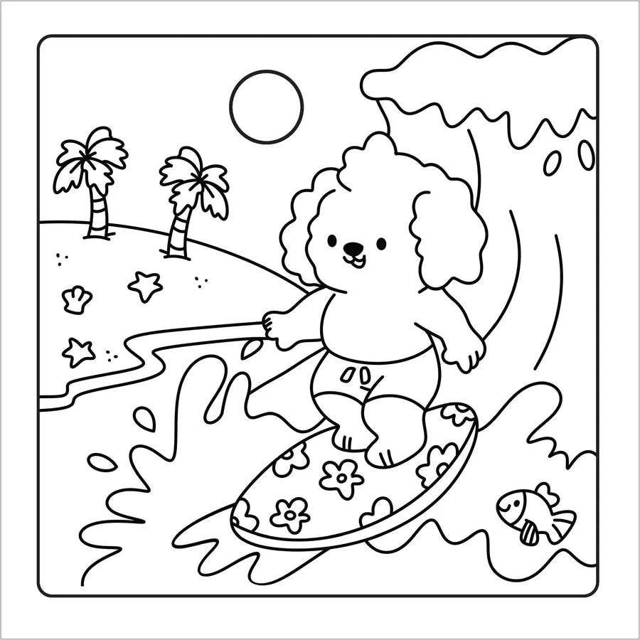Happy Days - Groovy Cuties Cosy Colouring