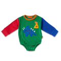 Terry Long Sleeve Bodysuit - Dino Days