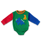 Terry Long Sleeve Bodysuit - Dino Days