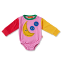 Terry Long Sleeve Bodysuit - Happy Harvest