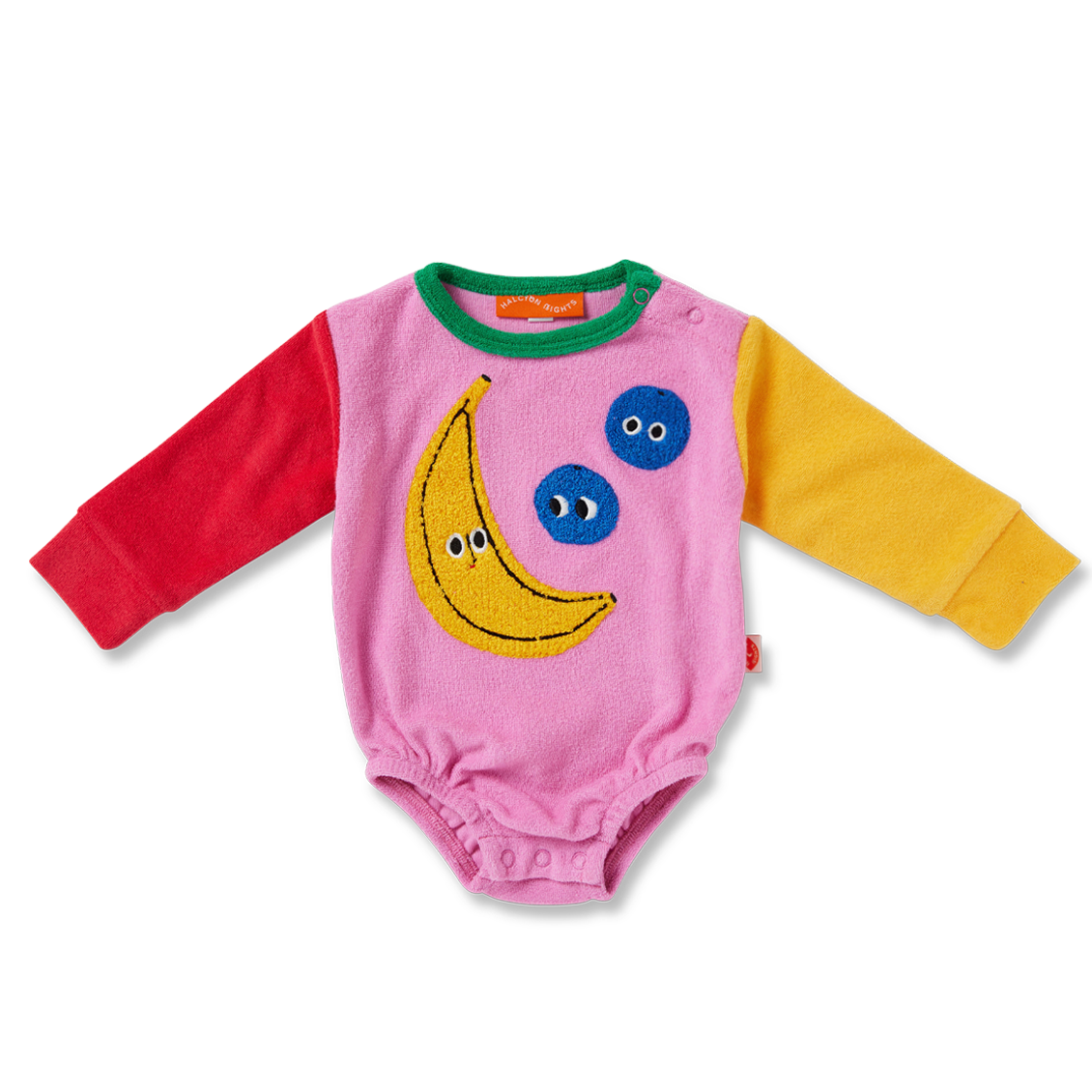 Halcyon Nights Terry Long Sleeve Bodysuit - Happy Harvest