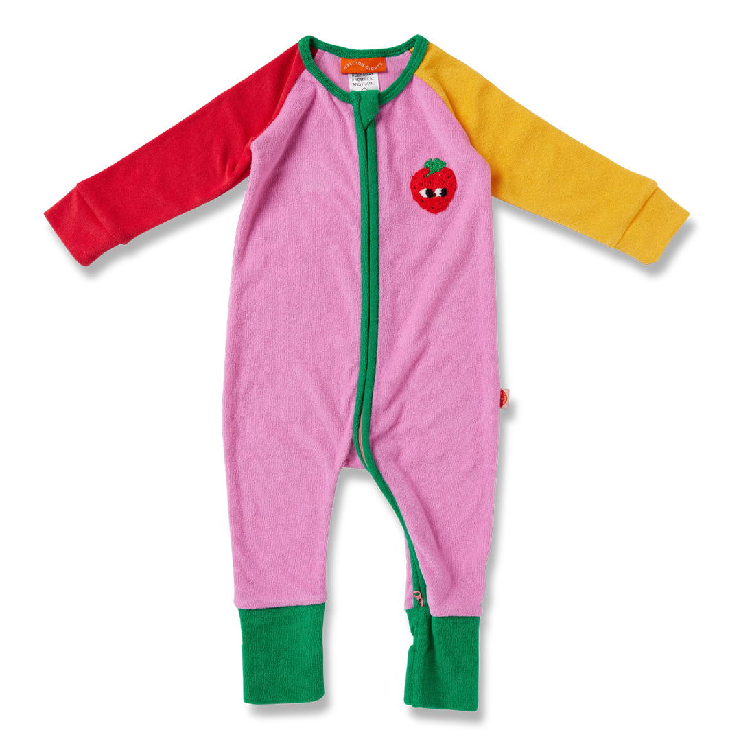 Halcyon Nights Terry Long Sleeve Zipsuit Happy Harvest – Daisy
