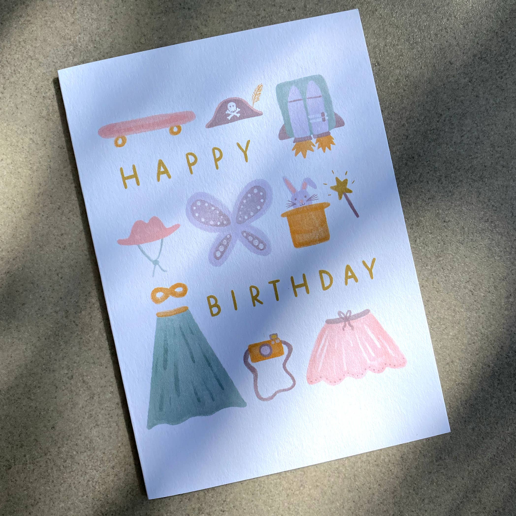 Happy Birthday - Kids Costume Box Card