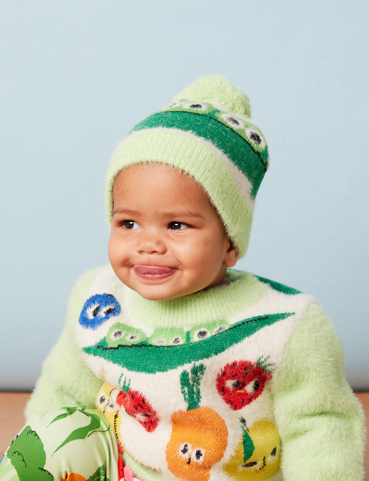 Halcyon Nights Knit Beanie - Happy Harvest