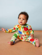 Long Sleeve Zipsuit - Happy Harvest