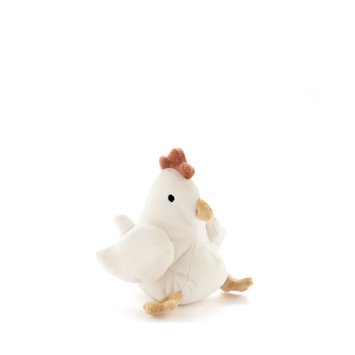 Henrietta the Hen Rattle - Cream