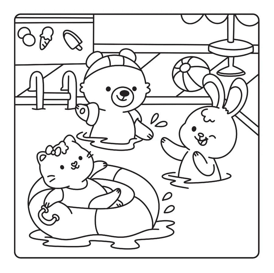 Happy Days - Happy Cuties Cosy Colouring Kit