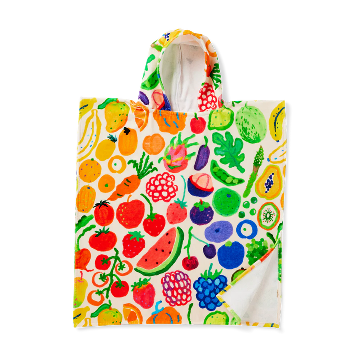 Halcyon Nights Kids Hooded Towel Eat The Rainbow
