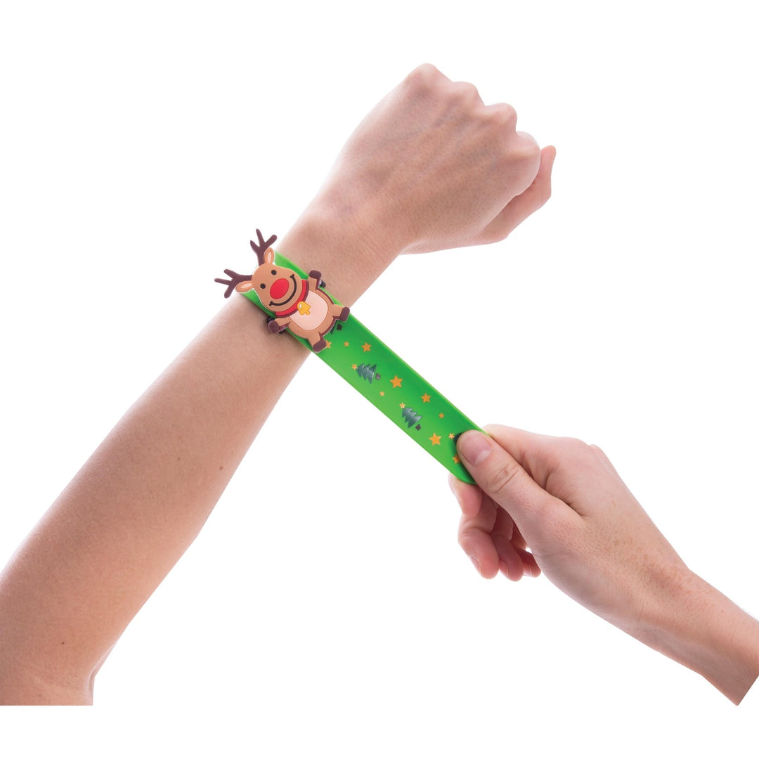 Festive Slap Bands - Assorted