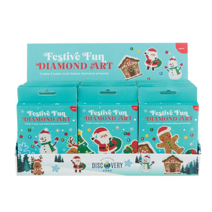 Festive Diamond Art Kit ­Set of 3 - Assorted