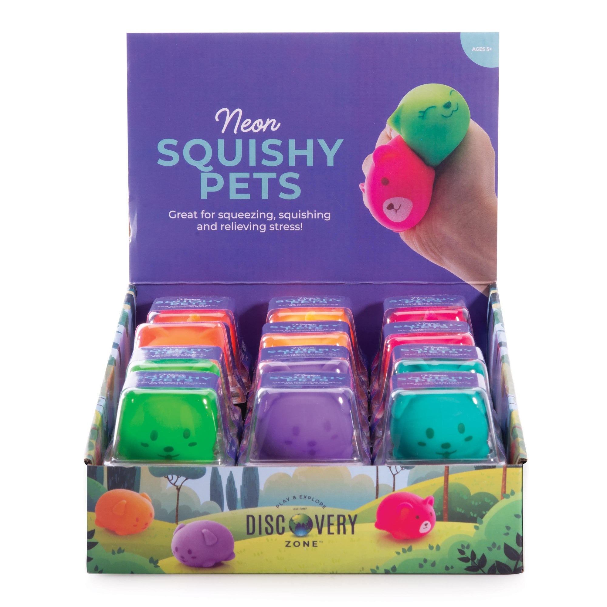 Neon Squishy Pets - Assorted