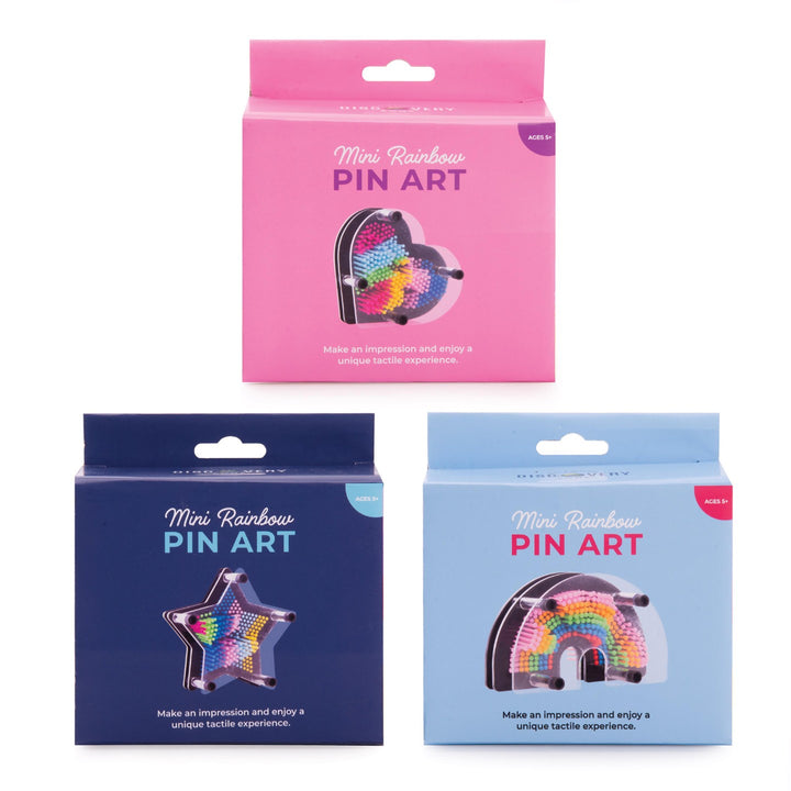 Mini Rainbow Pin Art - Assorted