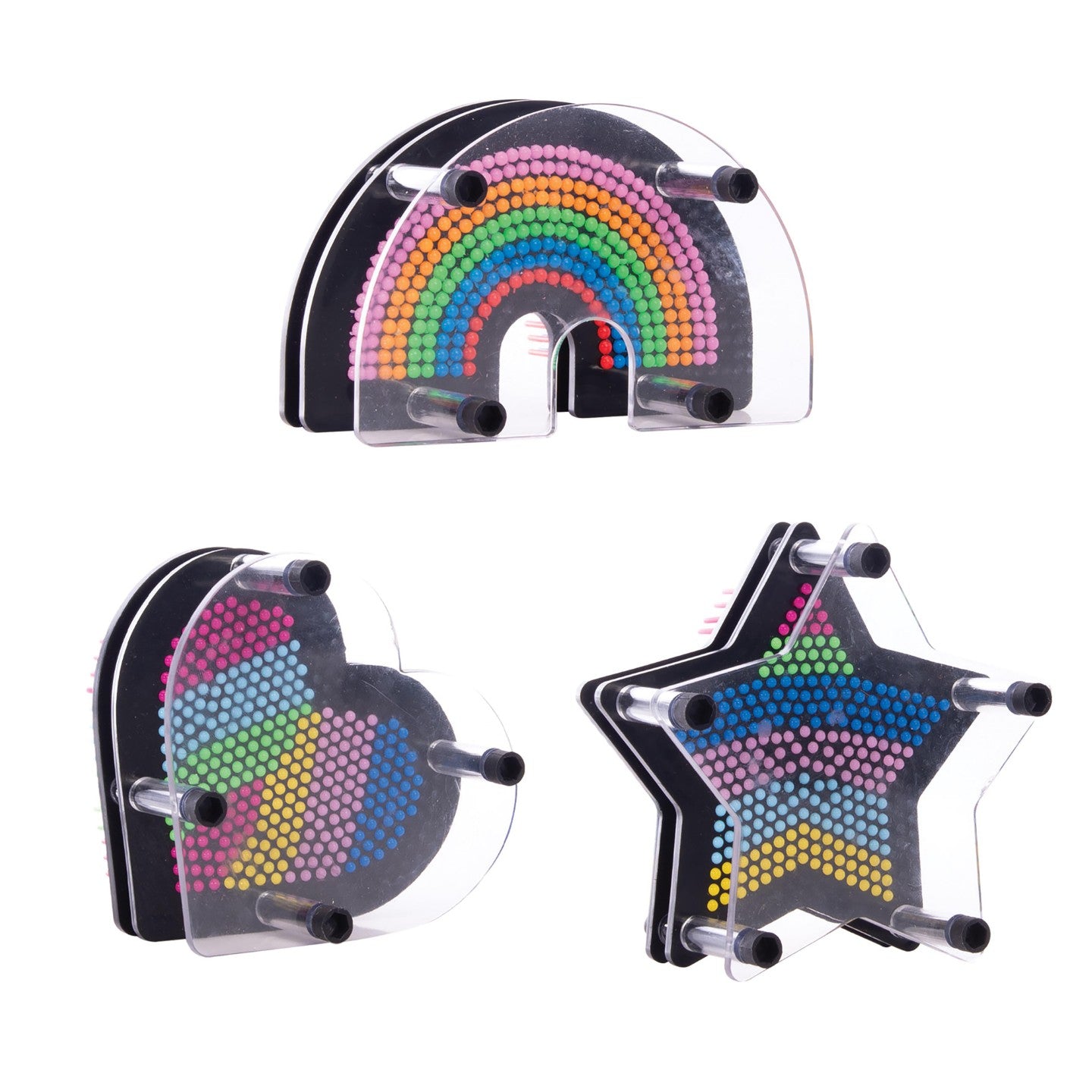 Mini Rainbow Pin Art - Assorted