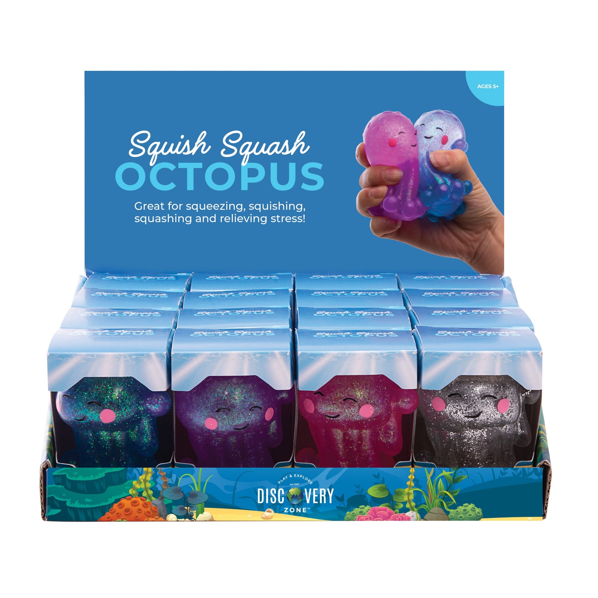 Squish Squash Octopus - Assorted