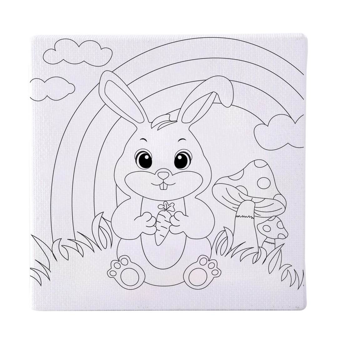 Canvas Art Set Chicks & Bunnies - Assorted
