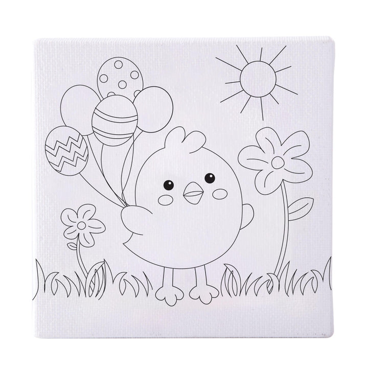 Canvas Art Set Chicks & Bunnies - Assorted