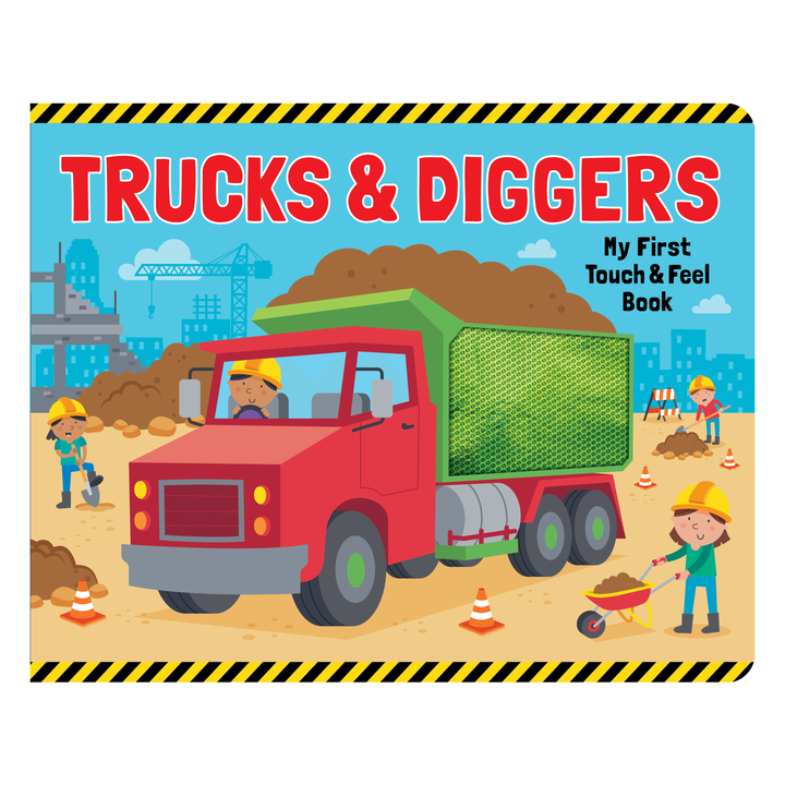 Touch and Feel Board Book - Trucks & Diggers