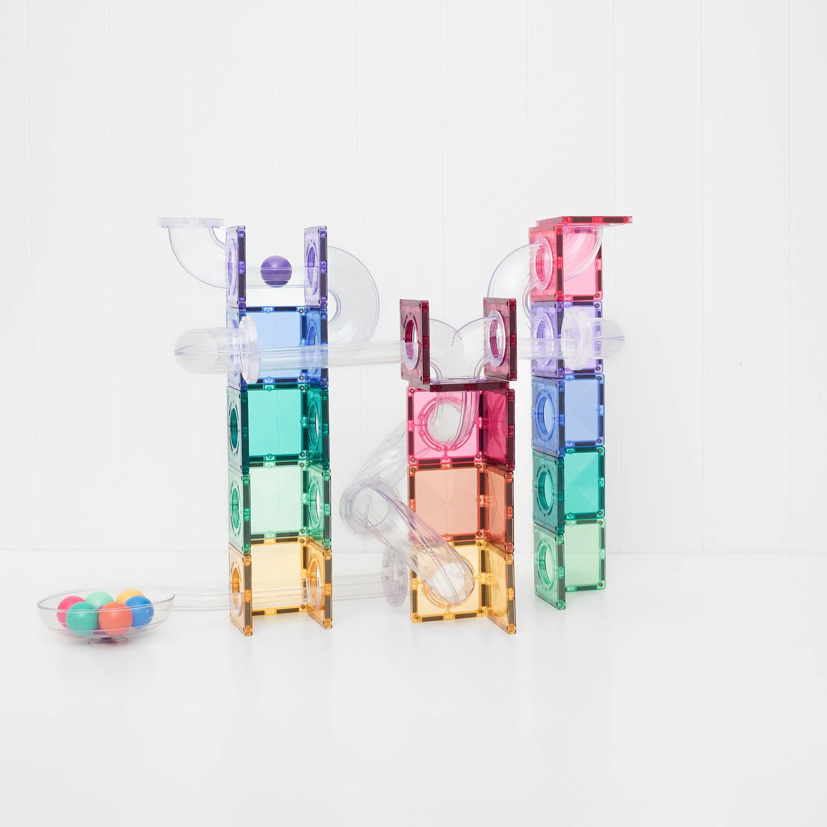 PRE-ORDER Connetix Pastel Ball Run Pack - 114 Piece