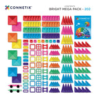 PRE-ORDER Connetix Bright Mega Creative Pack - 202 Piece