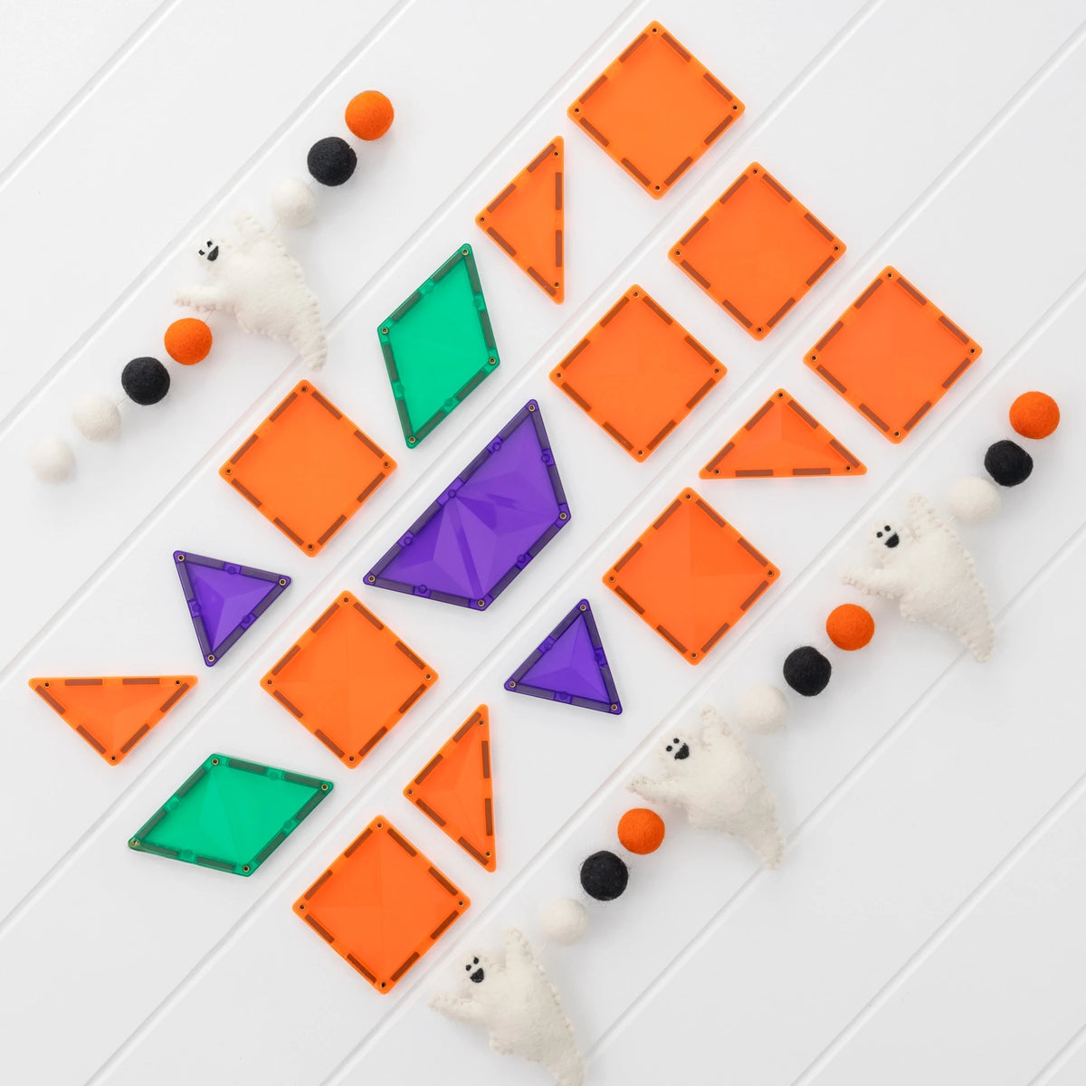Connetix Halloween Pumpkin Pack - 17 Piece
