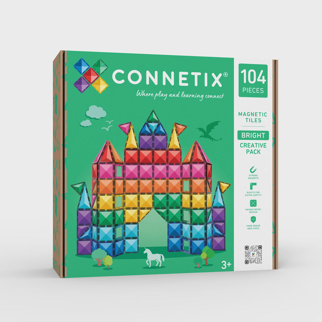 PRE-ORDER Connetix Bright Creative Pack - 104 Piece