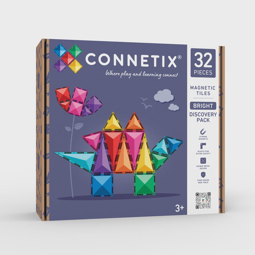 PRE-ORDER Connetix Bright Discovery Pack - 32 Piece