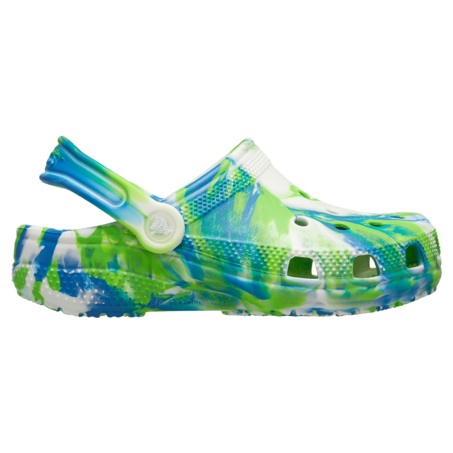 Crocs Classic Glow Marbled Clog - Prep Blue