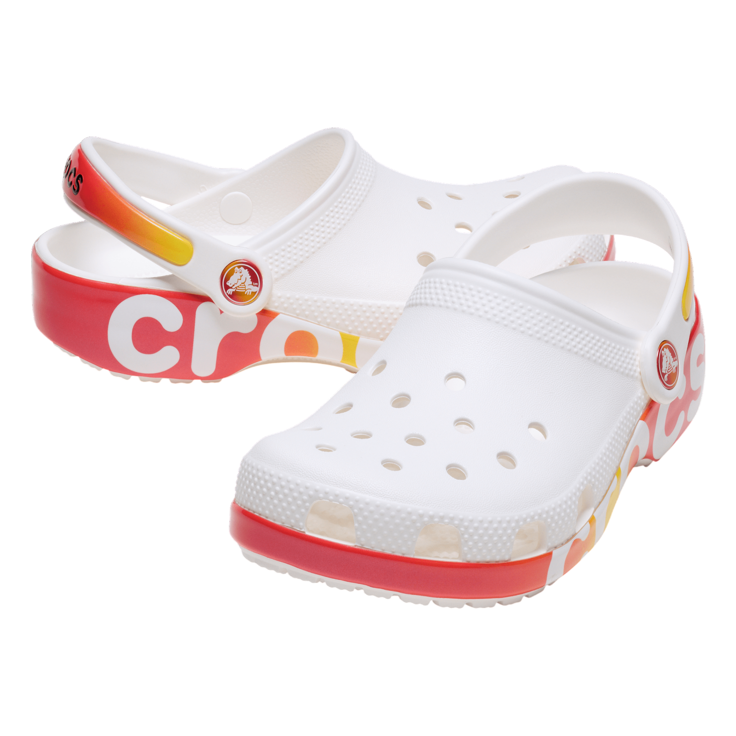 Crocs Classic Reflector Clog - White/Multi