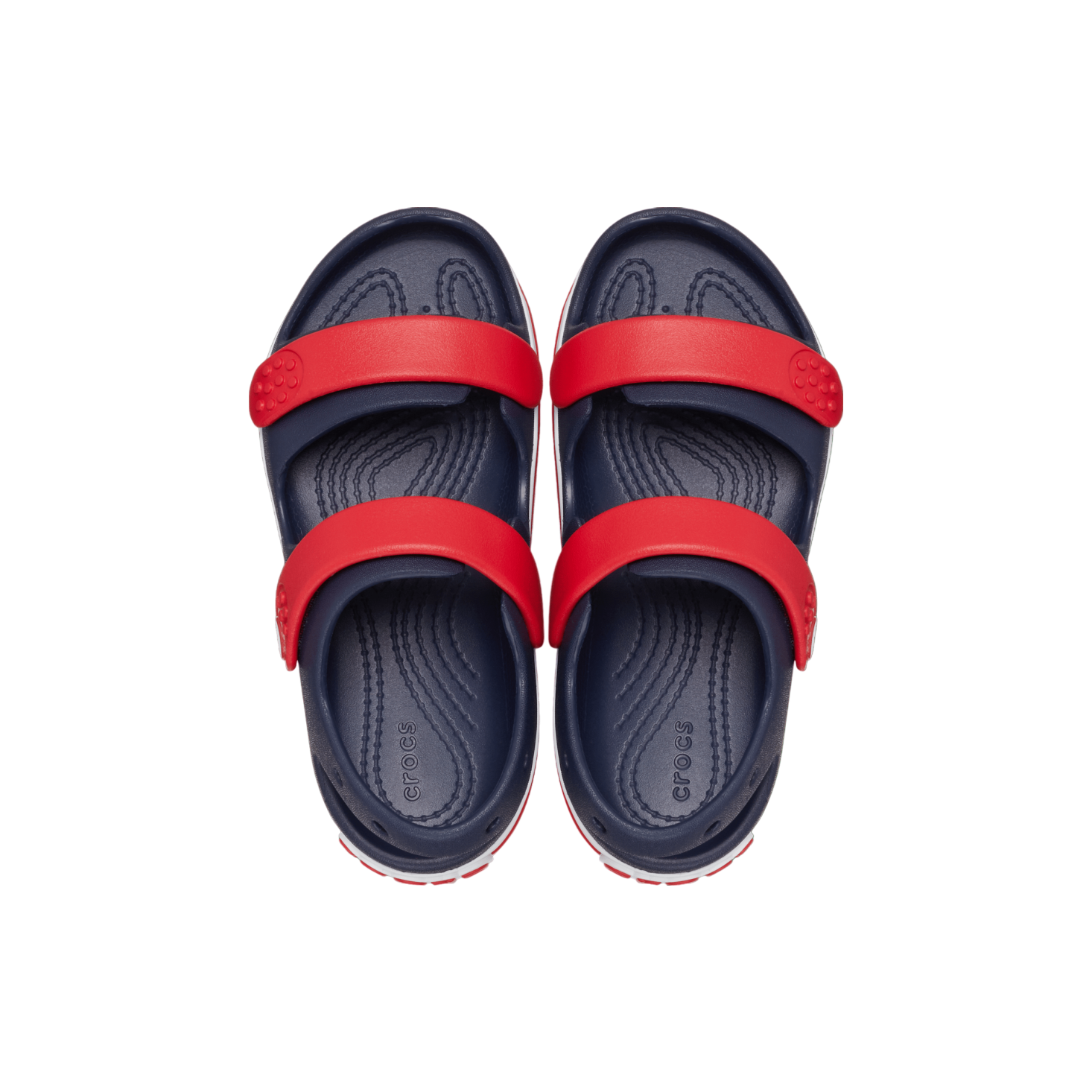 Crocs Crocband Cruiser Sandal - Navy/Varsity Red