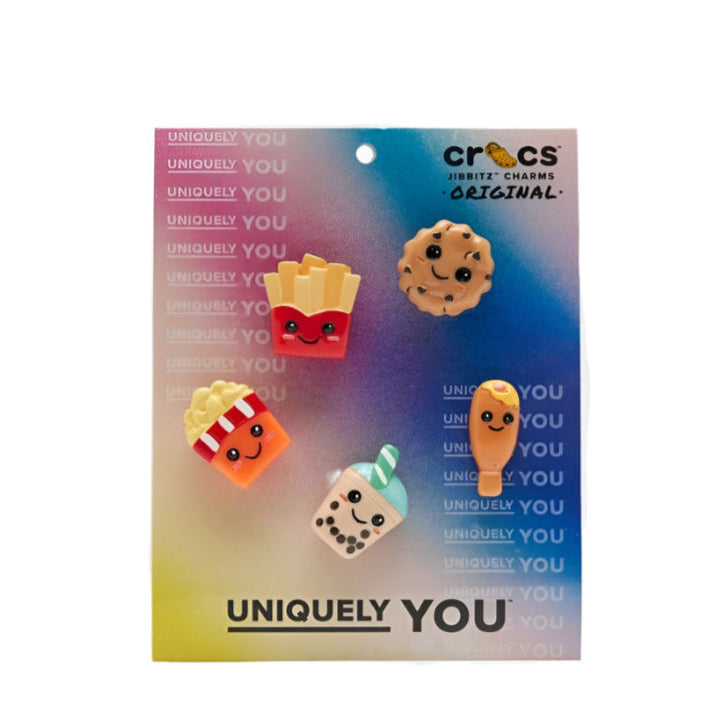 Jibbitz Charms - Snack Food Best Sellers 5pk