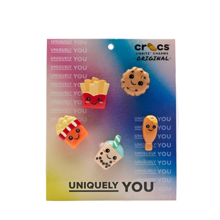 Crocs Jibbitz Charms - Snack Food Best Sellers 5pk