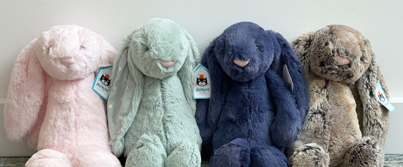 Buy the biggest range of Jellycat bunnies and soft toys online now