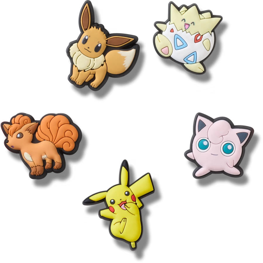 Jibbitz Charms - Pokemon Character 5Pk