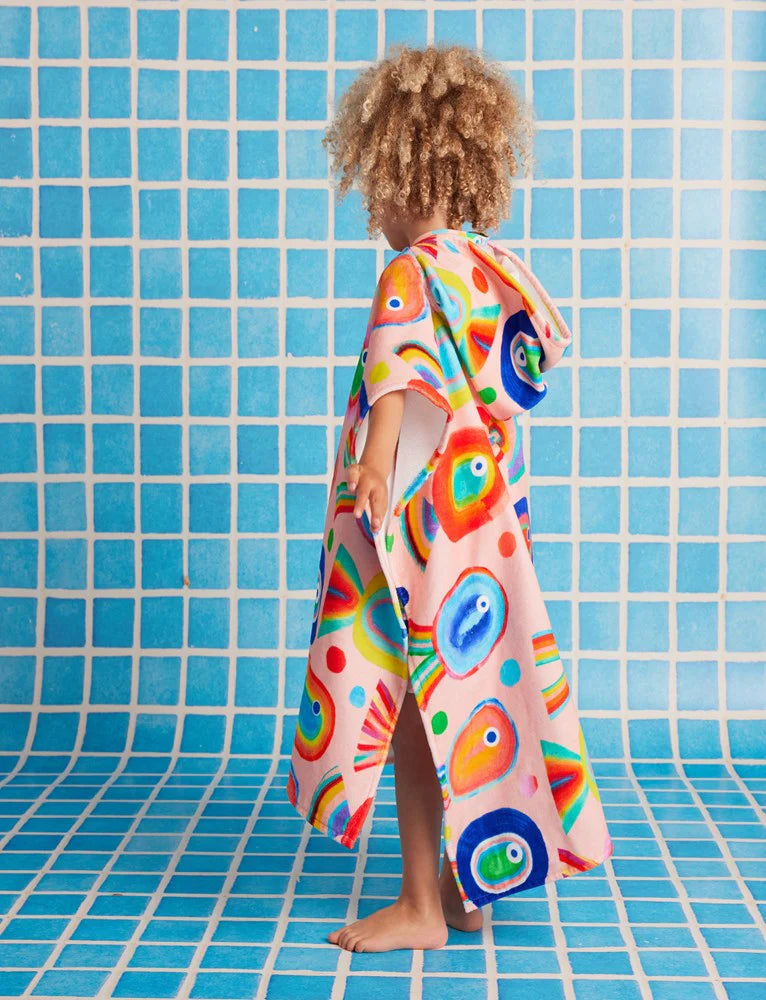 Halcyon Nights KidsHooded Towel Fancy Fins