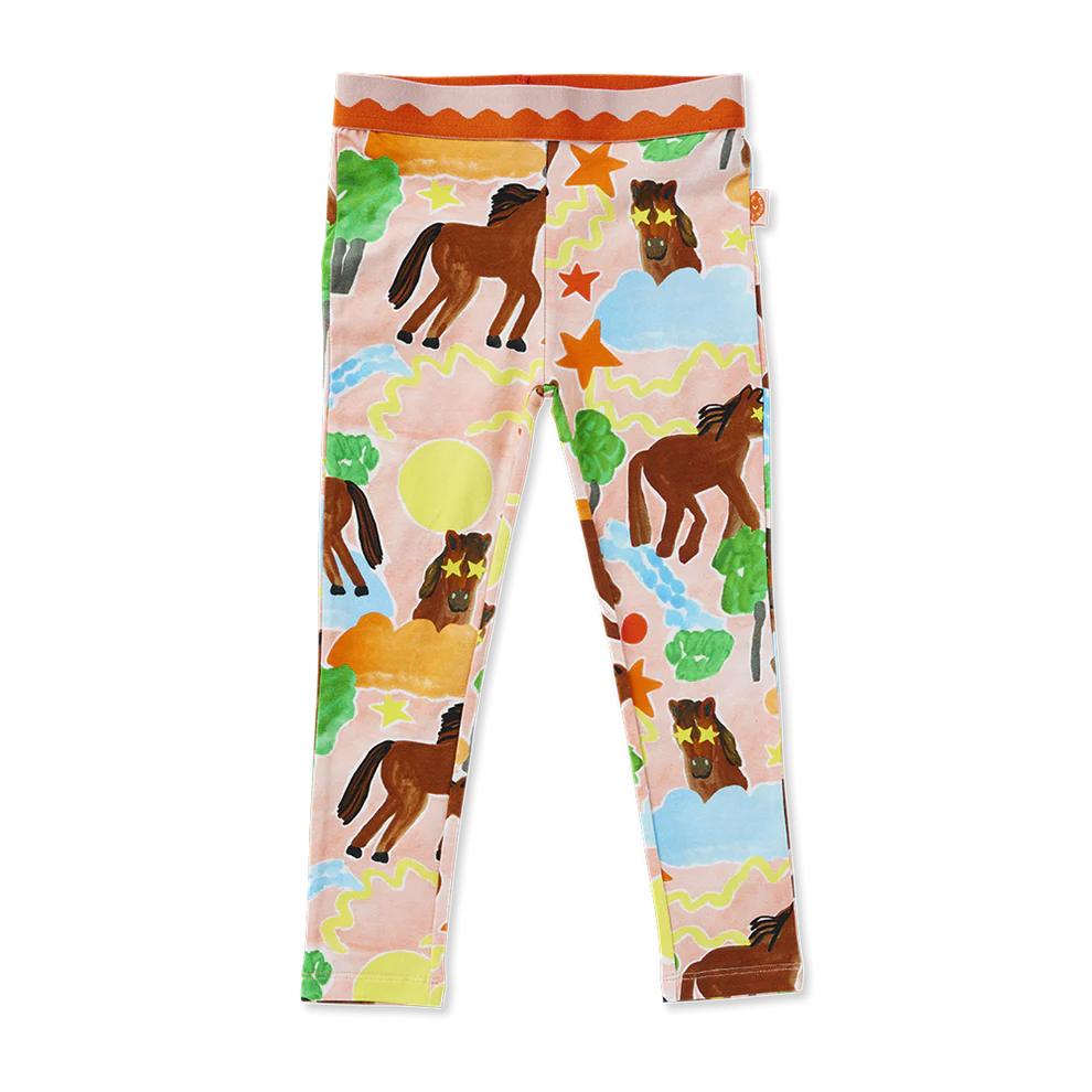Halcyon Nights Giddy Up Kids Leggings