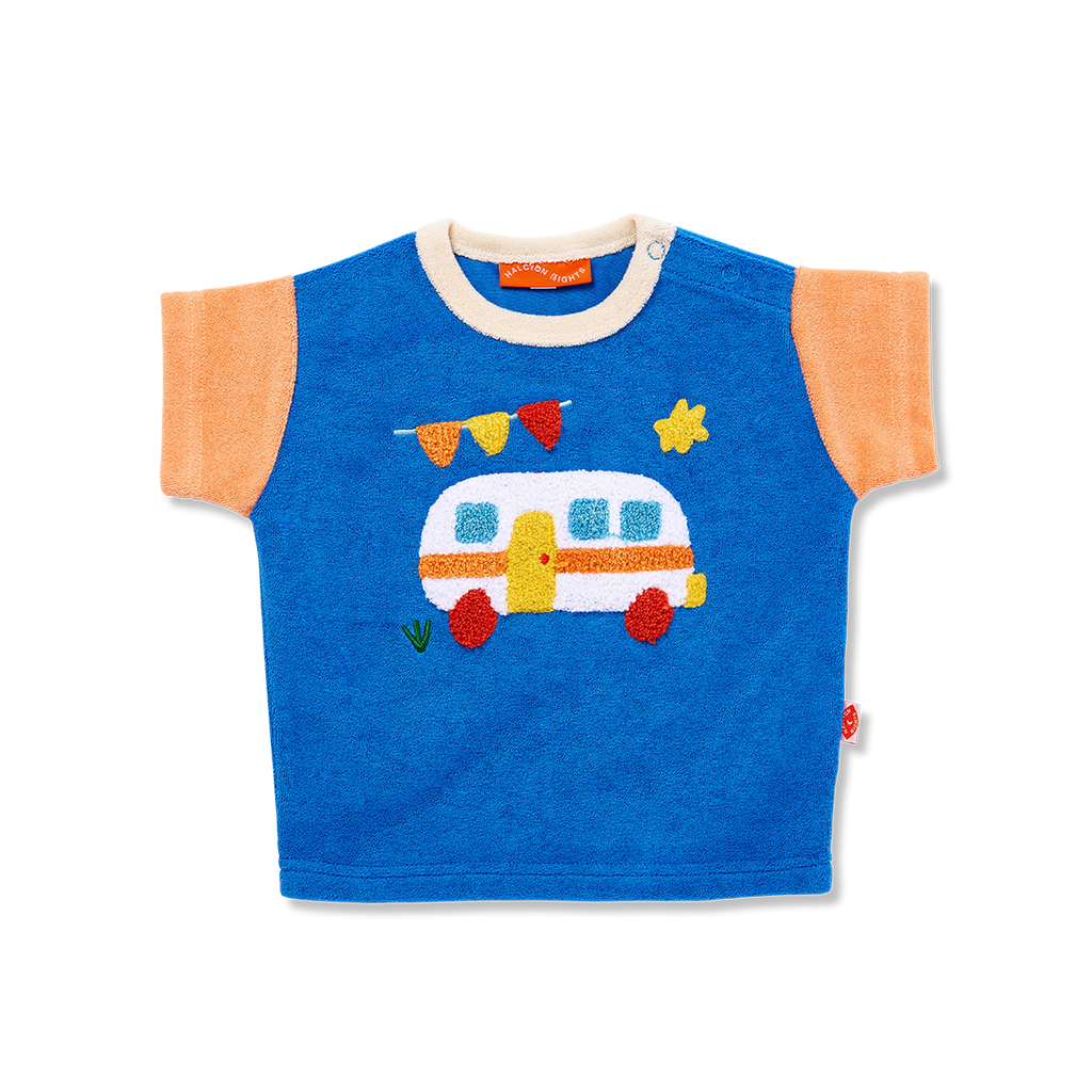Halcyon Nights Happy Camper Terry T-Shirt