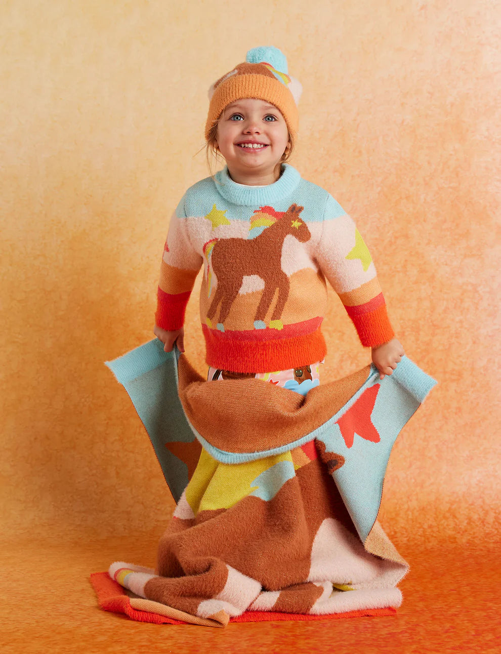 Halcyon Nights Giddy Up Baby Blanket