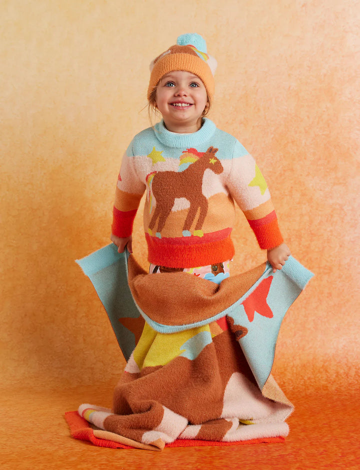 Halcyon Nights Giddy Up Baby Blanket