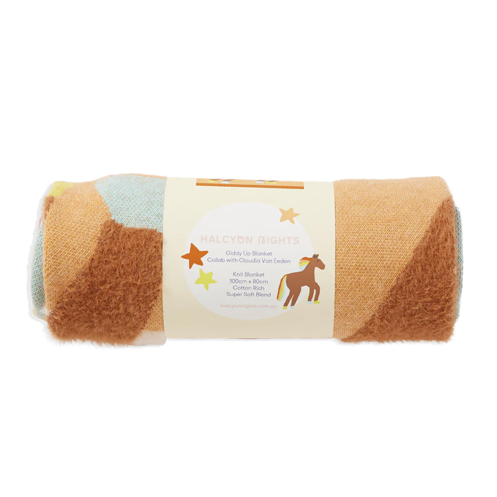 Halcyon Nights Giddy Up Baby Blanket