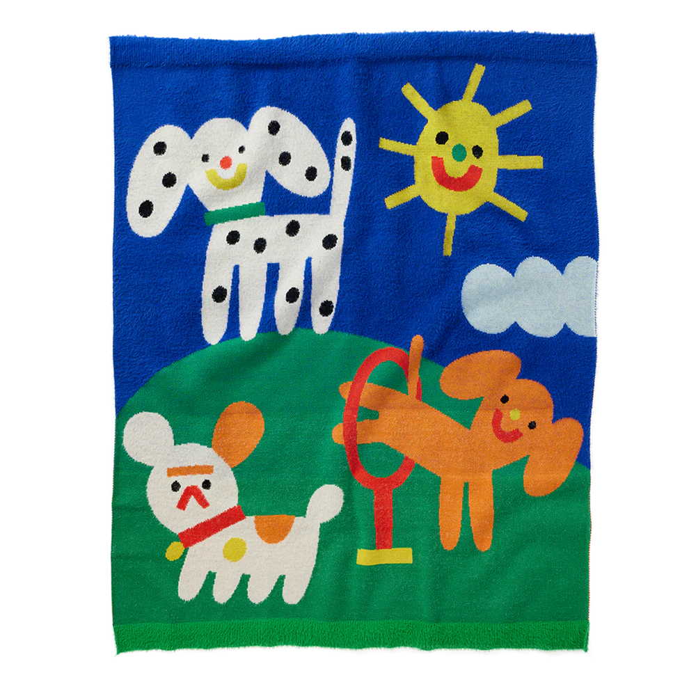 Halcyon Nights Puppy Park Baby Blanket