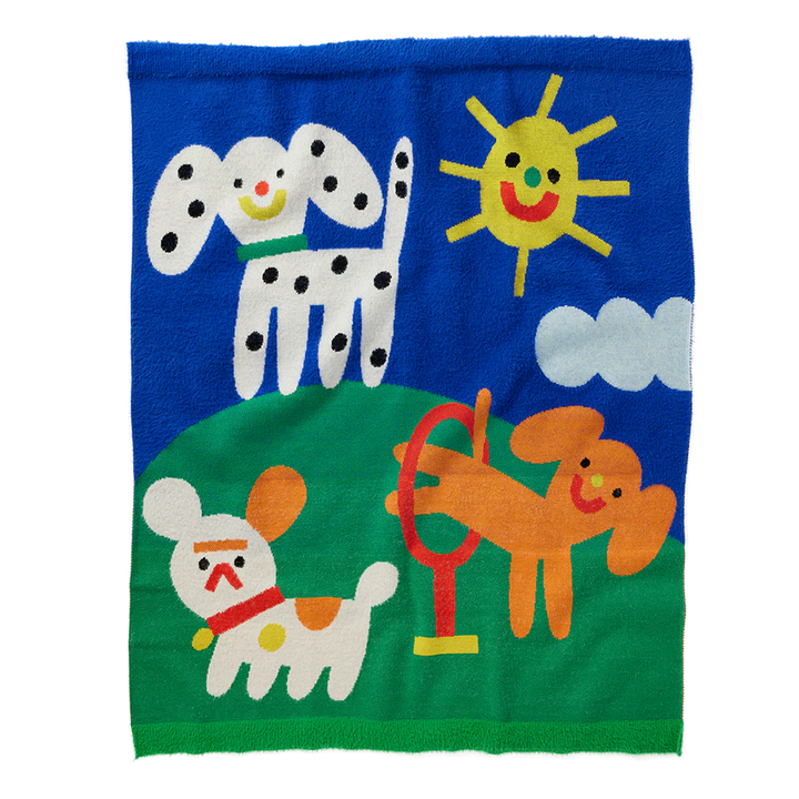 Halcyon Nights Puppy Park Baby Blanket