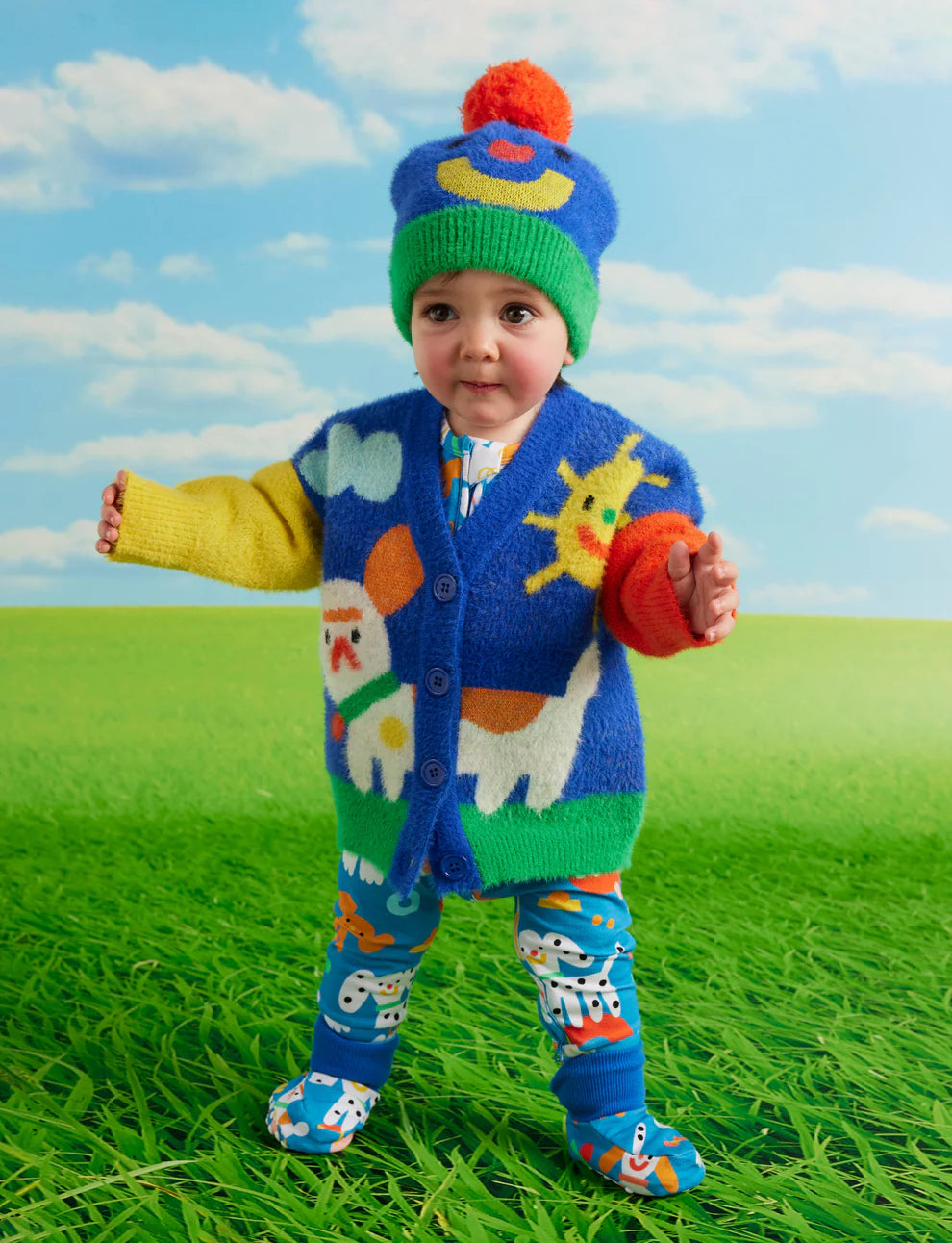 Halcyon Nights Puppy Park Knit Cardigan