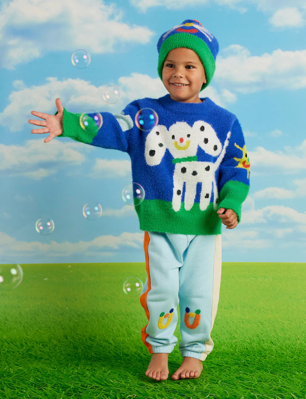 Halcyon Nights Puppy Park Knit Jumper