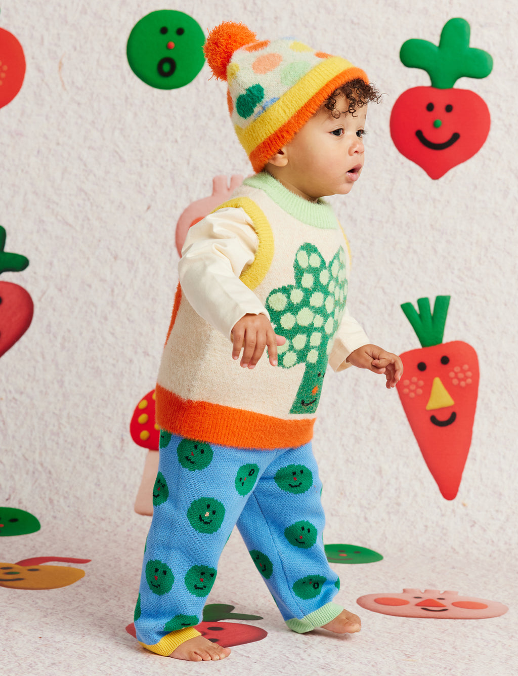 Pocket Patch Knit Beanie