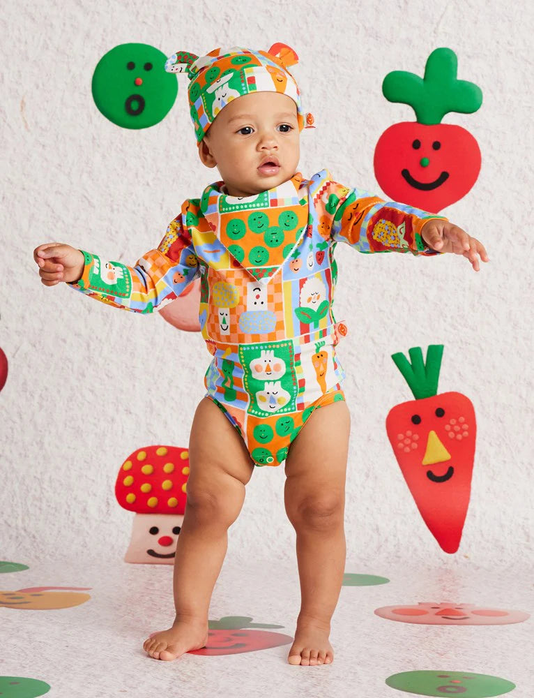 Pocket Patch Long Sleeve Bodysuit