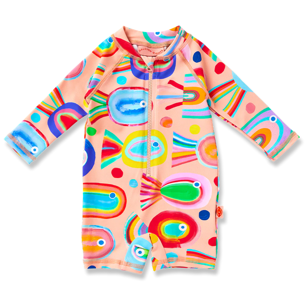 Halcyon Nights Long Sleeve Rash Suit Fancy Fins