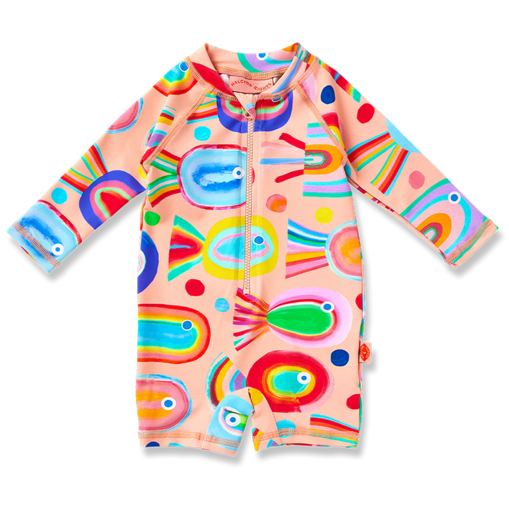 Halcyon Nights Long Sleeve Rash Suit Fancy Fins